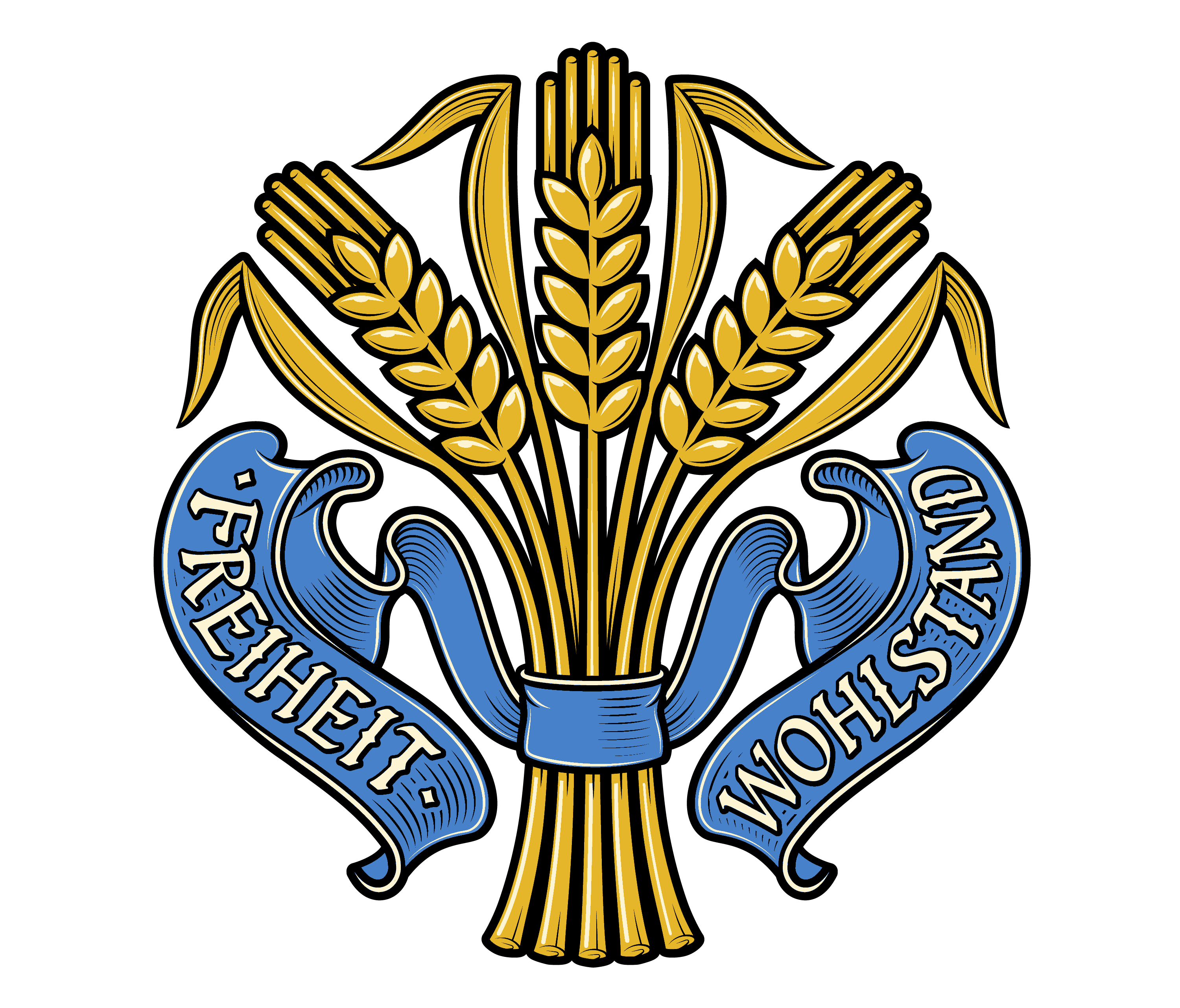 An artistic depiction of my heraldic badge by Vadym Burla